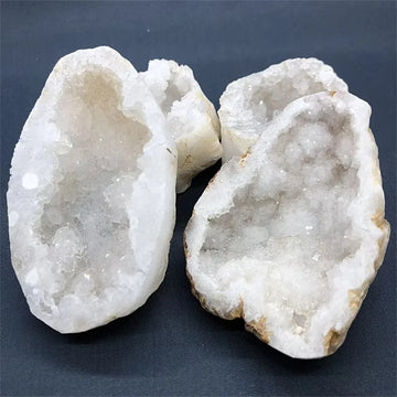 Natural Cutting Crystal Agate Geode Cutting Crystal Cluster Healing Stone Reiki Rock Mineral Specimen Quartz for DIY Home Decor