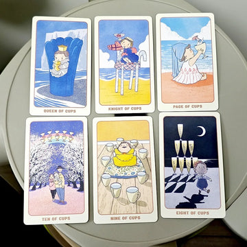 Ari Baby Tarot 10.3*6cm: 78 Pcs Joyful Whimsical Cute Baby Cartoon Cards, A Magical and Intuitive 78-card Tarot Deck