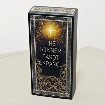 Kinner Tarot Deck A Cosmically Inspired Hand-drawn Complete 78 Card Traditional Tarot Deck In Spanish/English Language 11*5.3cm